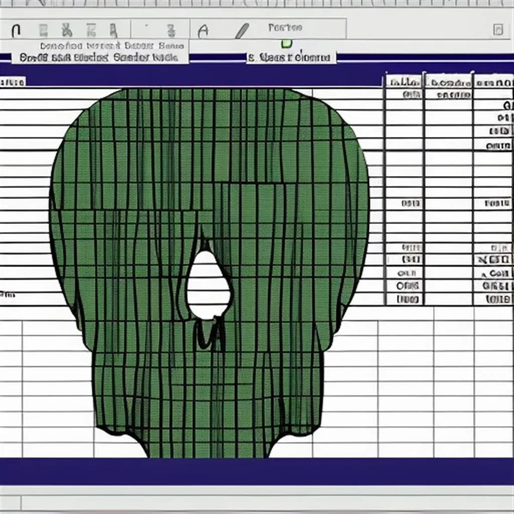 Jak zrobić czaszkę i kości krzyżowe w Excelu