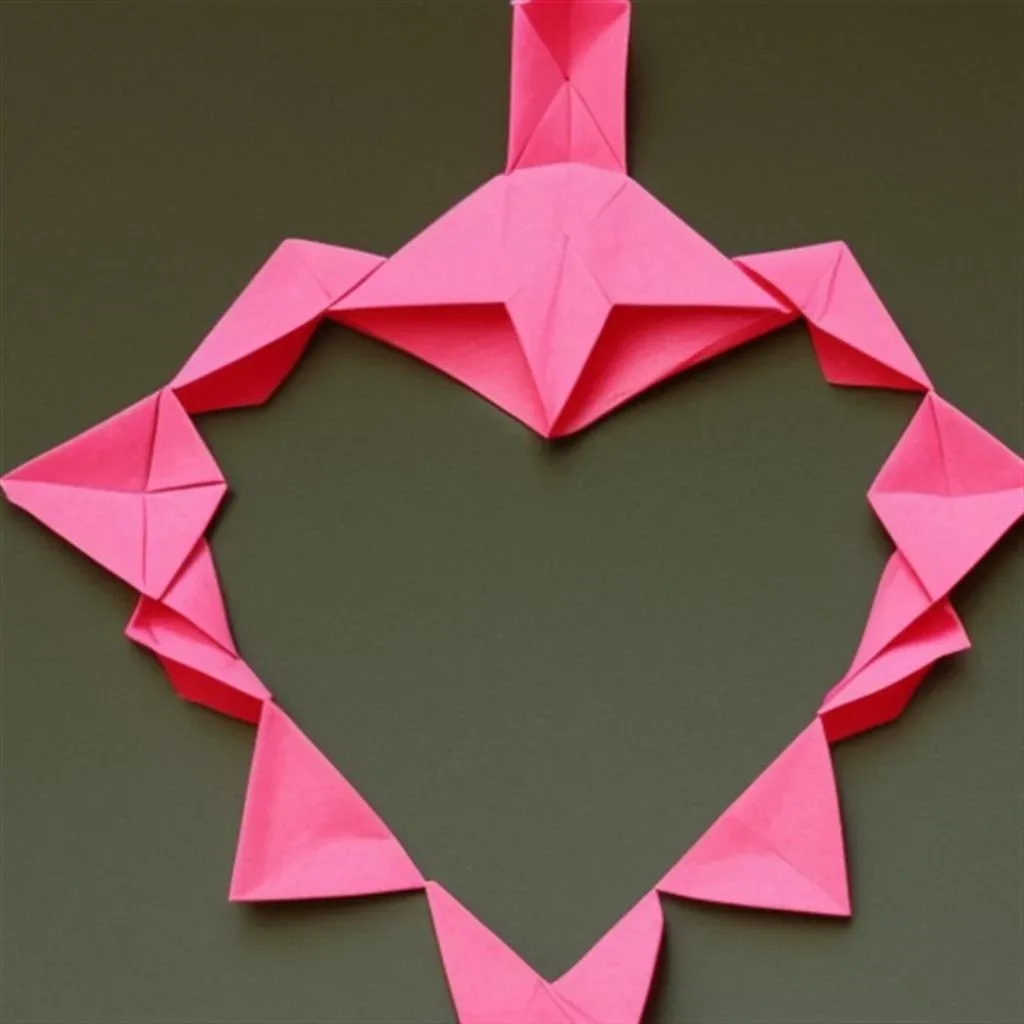 Jak zrobić serce z origami