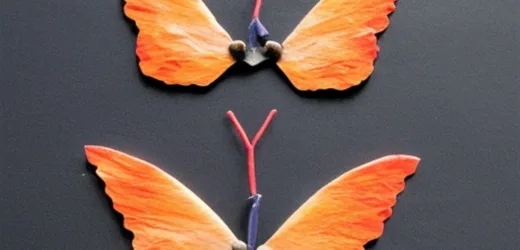 Jak zrobić skrzydła motyla z tektury bristolowej