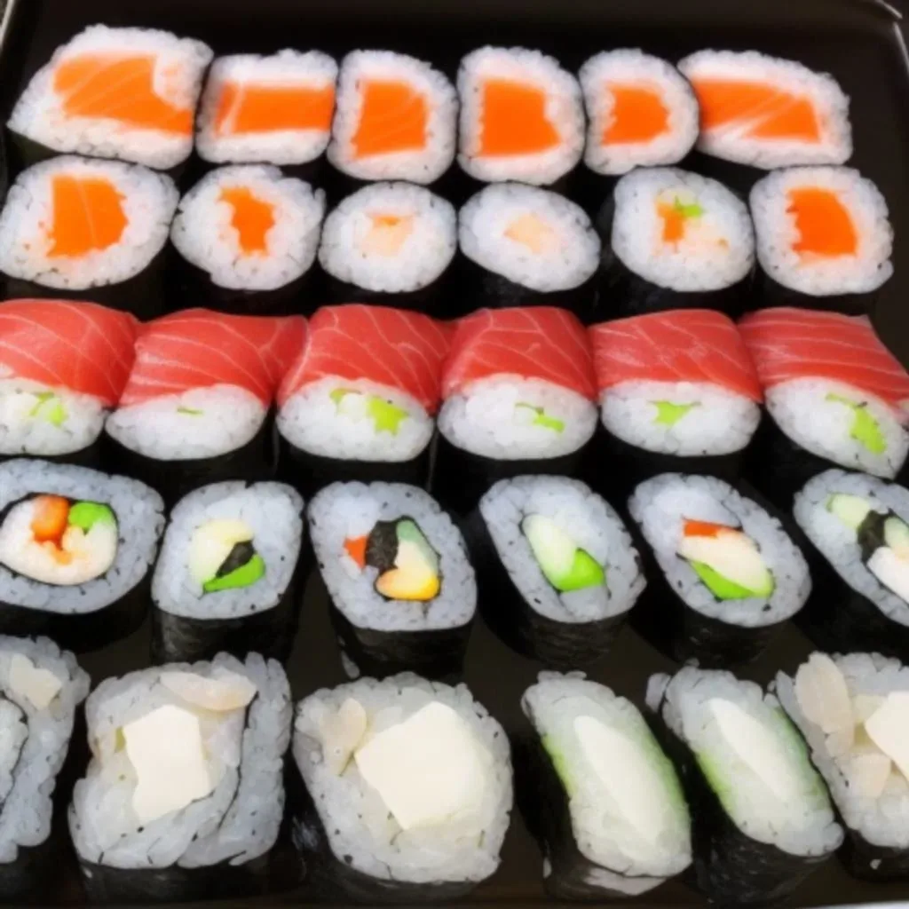 Jak zrobić sushi z ryżem na wierzchu